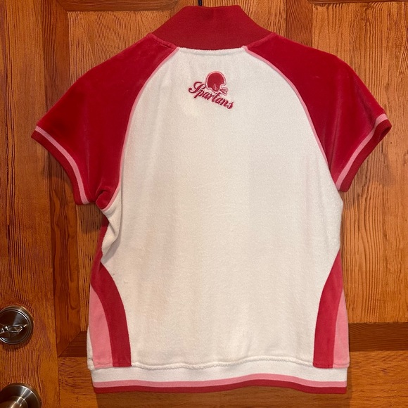 Vintage velour warm-up shirt - Picture 4 of 4